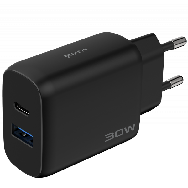 Proove Silicone Power 2 Type-C + USB 30W + Сable Type-C to Type-C - Photo 3